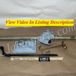 OEM 1973 Cadillac Deville Eldorado Fleetwood Calais BUMPER JACK - SHAFT RATCHET HEAD BASE HOLD DOWN LUG WRENCH #3633834